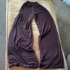 Buttery Soft Eco natural yarn feels as silk cashmere Chocolate Palazzo Lux knits